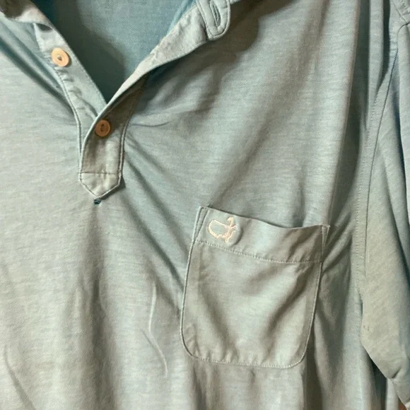 Peter Millar Teal Polo Shirt size medium - Picture 2 of 6
